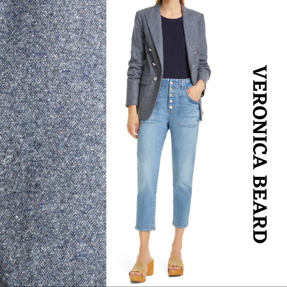 NWT Veronica Beard Beacon Wool Blend Dickey Jacket - Picture 7 of 7
